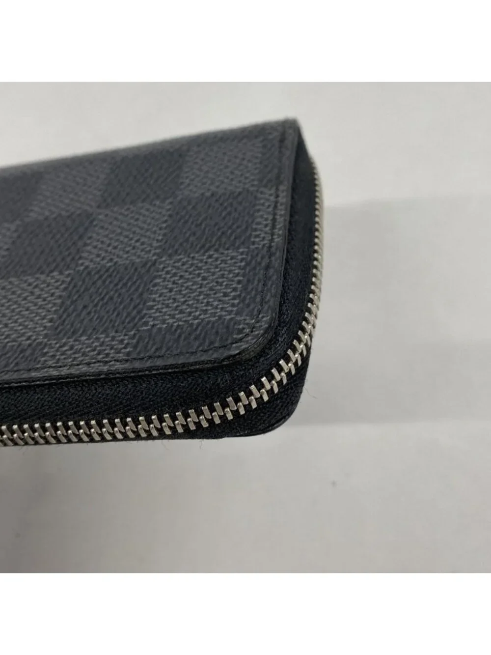 Louis Vuitton Damier Graphite Zippy Coin Purse Black